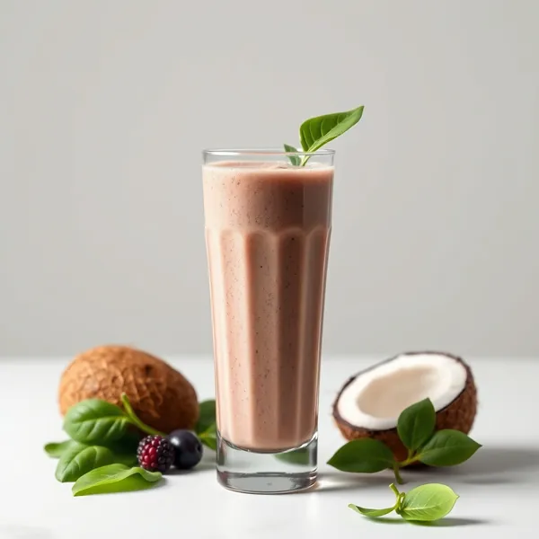 Smoothie Épinards et Eau de Coco Pré-Entraînement