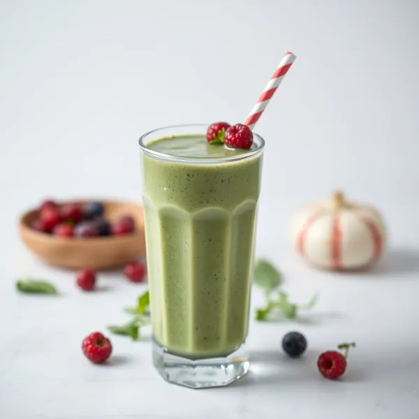 Pre-Workout Spinach Greek Yogurt Smoothie