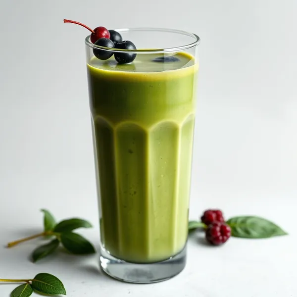 Pre-Workout Spinat Matcha Smoothie