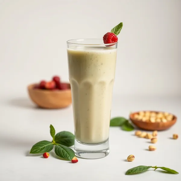 Pre-Workout Spinach Pistachio Milk Smoothie