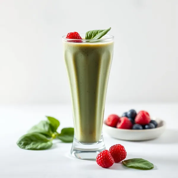 Smoothie Protéine Épinards Pré-Entraînement