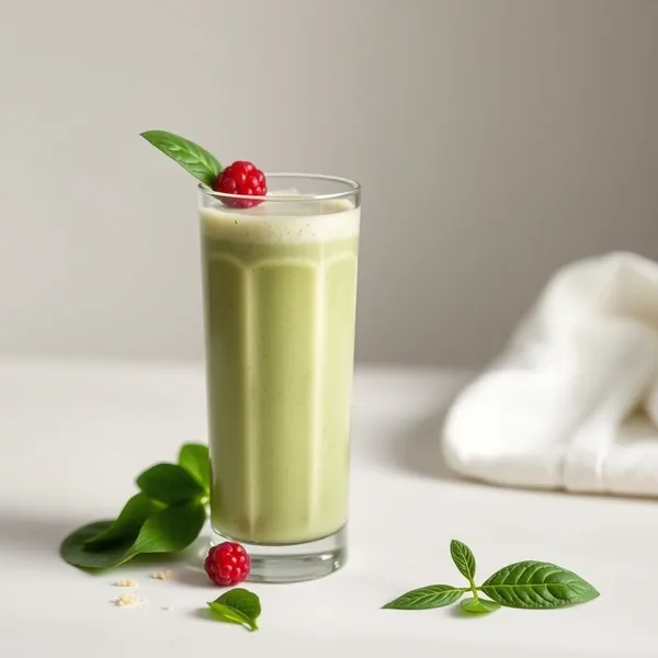 Smoothie Spinaci e Latte di Riso Pre-Allenamento