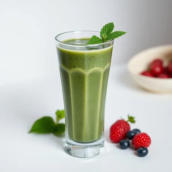 Pre-Workout Spirulina Cashew Milk Smoothie