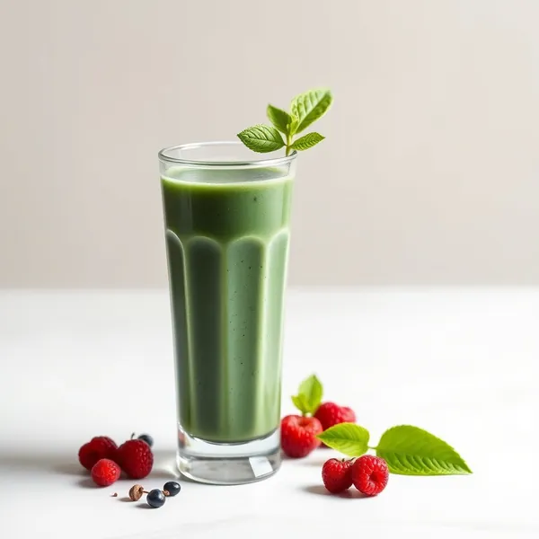 Smoothie Spiruline et Yogourt Grec Pré-Entraînement