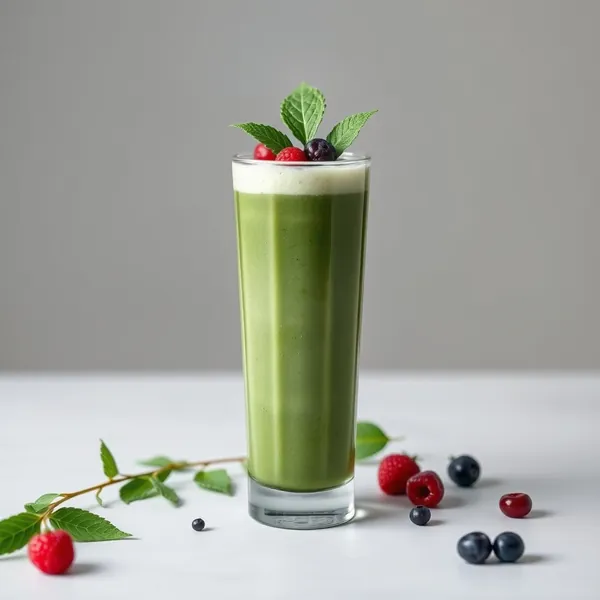 Pre-Workout Spirulina Hemp Milk Smoothie