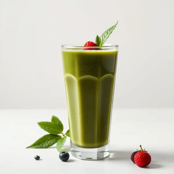 Pre-Workout Spirulina Matcha Smoothie