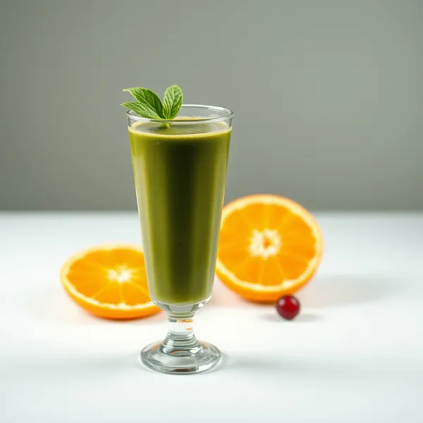 Orange Spirulina Pre-Workout Smoothie