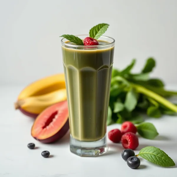 Smoothie de Protéine de Spiruline Pré-Entraînement