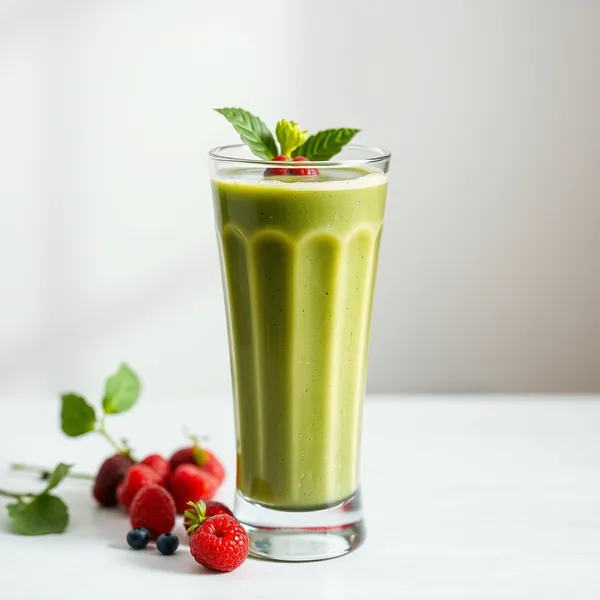 Pre-Workout Spirulina Spelt Milk Smoothie