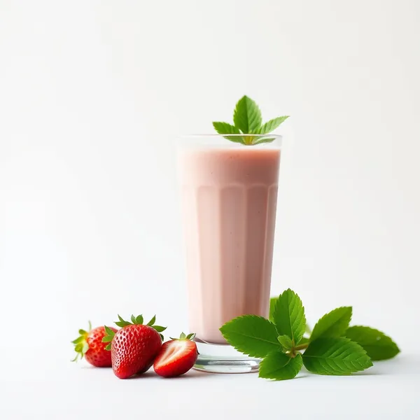 Pre-Workout Erdbeer-Haselnuß-Smoothie