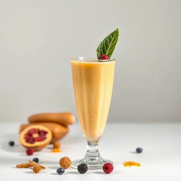 Pre-Workout Turmeric Hemp Milk Smoothie
