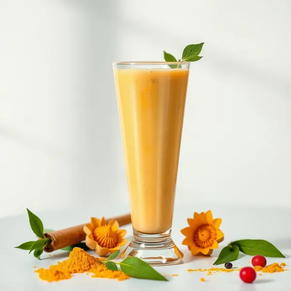 Pre-Workout Turmeric Spelt Milk Smoothie