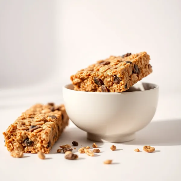Barra de Granola com Alto Teor de Proteínas