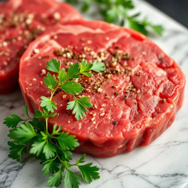 Rohes Rindfleisch