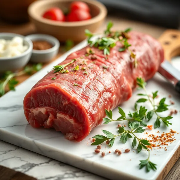 Rohes Bisonfilet