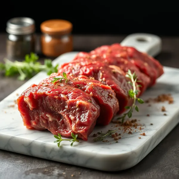 Raw Bison Short Ribs