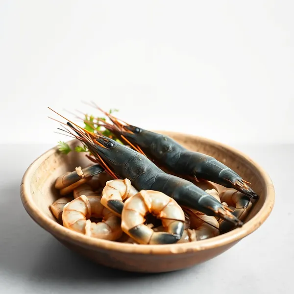 Raw Black Tiger Prawns