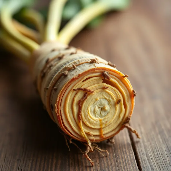 Rohe Burdock Wurzel