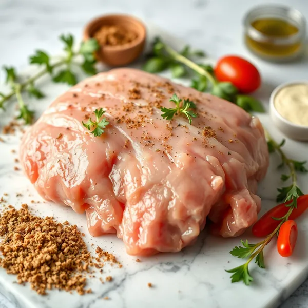 Raw Chicken Brisket