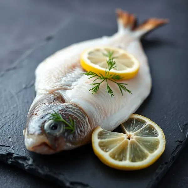 Raw Flounder Tail