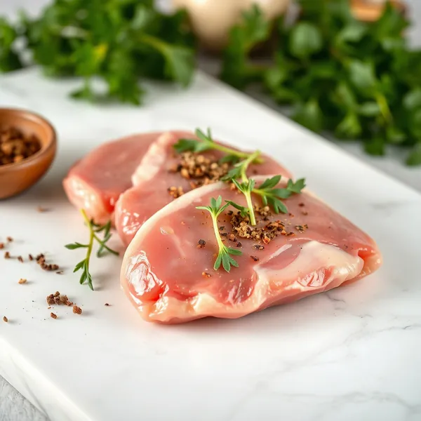 Raw Goat Breast