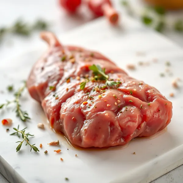 Raw Goat Kidney