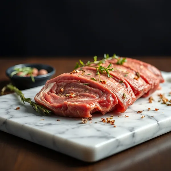 Raw Goat Short Ribs