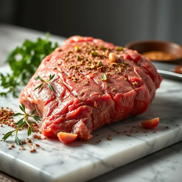 Raw Lamb Brisket