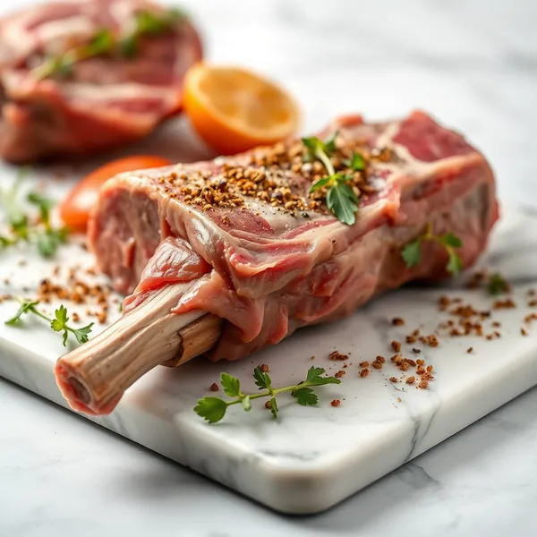 Raw Lamb Shank