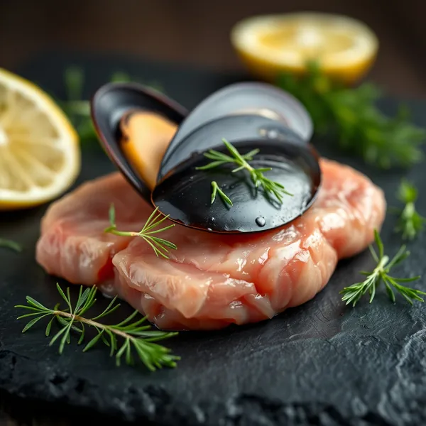 Raw Mussel Steak