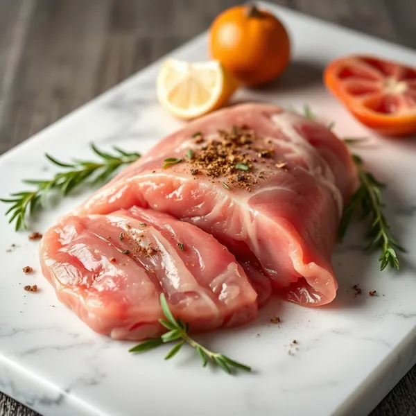 Raw Pork Breast
