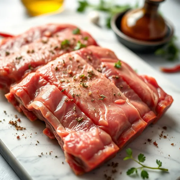 Costillas Cortas de Cerdo Crudas