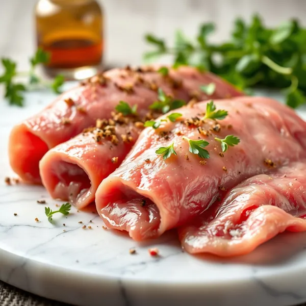 Rohe Schweinezunge