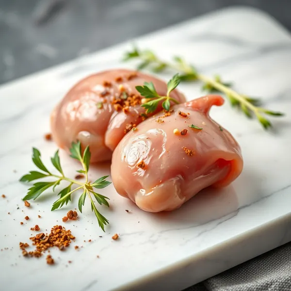 Raw Quail Kidney