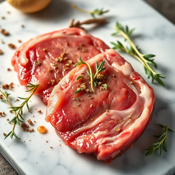 Rohes Wachtel-Ribeye