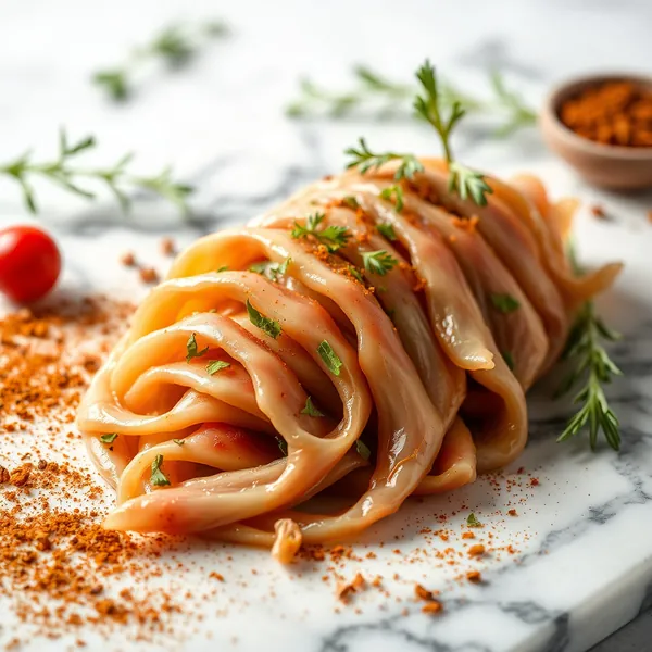 Raw Quail Tripe