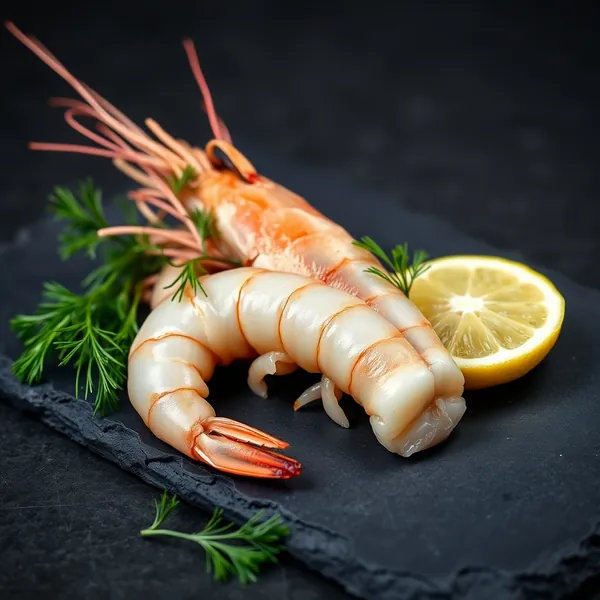 Tentacules de Crevettes Crues