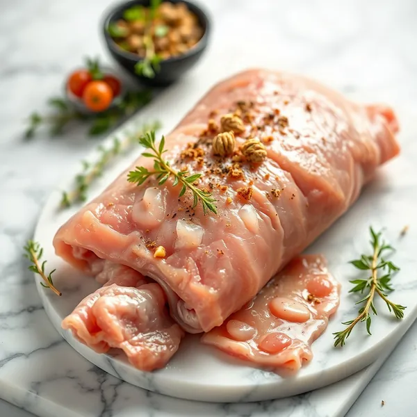 Raw Turkey Belly