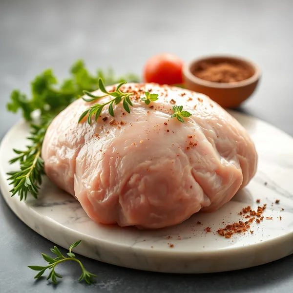 Raw Turkey Round