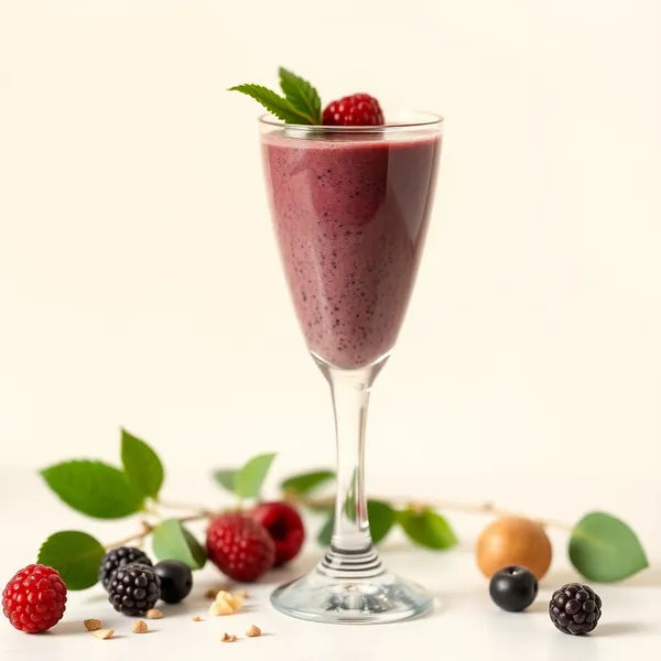 Refreshing Acai Hazelnut Milk Smoothie