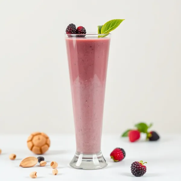 Smoothie Rinfrescante di Açaí e Latte di Pistacchio