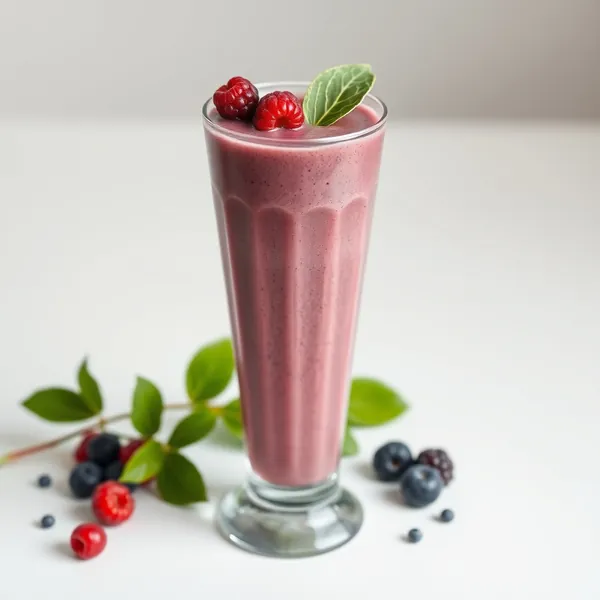 Refreshing Acai Rice Milk Smoothie