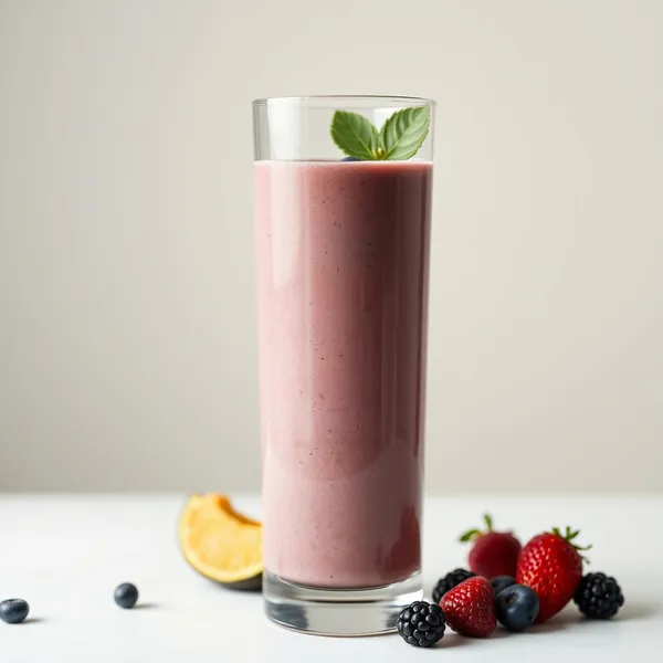 Smoothie Refrescante de Açaí e Leite de Espelta