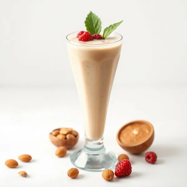 Refreshing Almond Butter Hazelnut Milk Smoothie