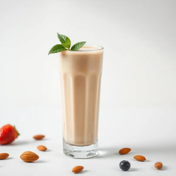 Refreshing Almond Butter Hemp Milk Smoothie
