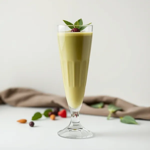 Smoothie Rafraîchissant au Beurre d'Amande et Matcha