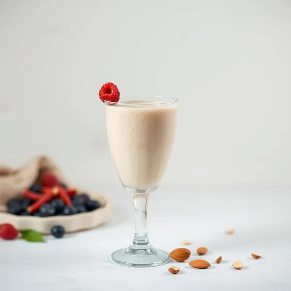 Refreshing Almond Butter Spelt Milk Smoothie