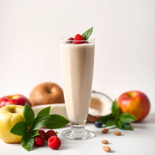 Refreshing Apple Almond Coconut Milk Smoothie