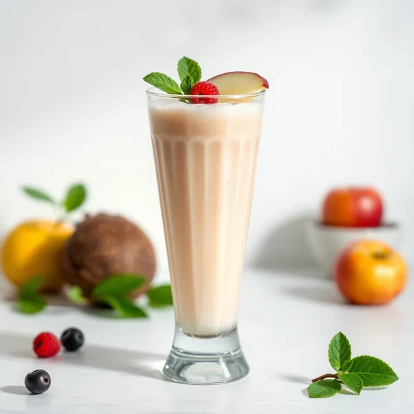 Smoothie Rafraîchissant de Pomme et Eau de Coco