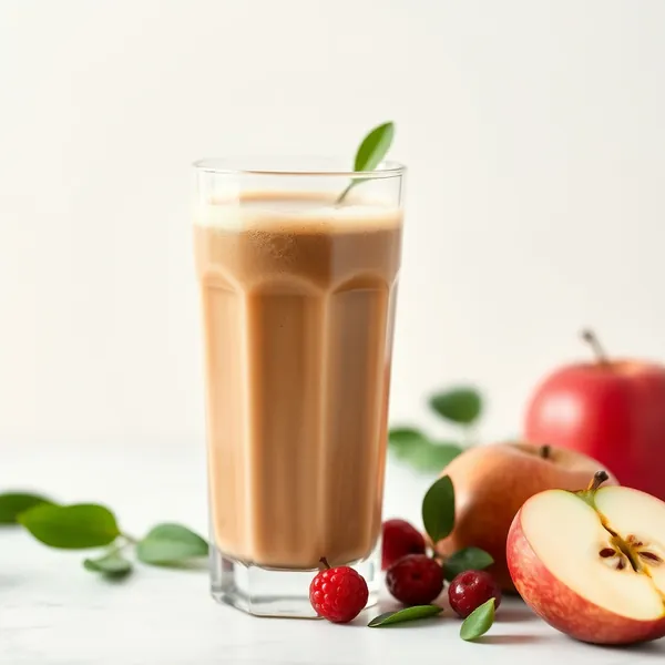Batido Refrescante de Manzana y Café Frío